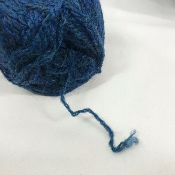 Vintage Pingouin yarn Pingoland Cadet Blue Wool Acrylic Blend 8 skein lot - Picture 4 of 4